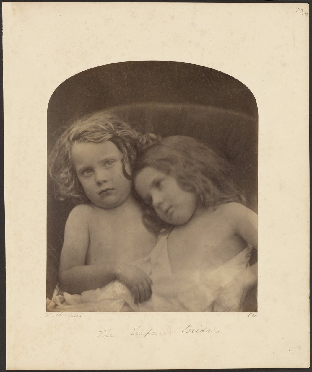 De kinderbruid door Julia Margaret Cameron