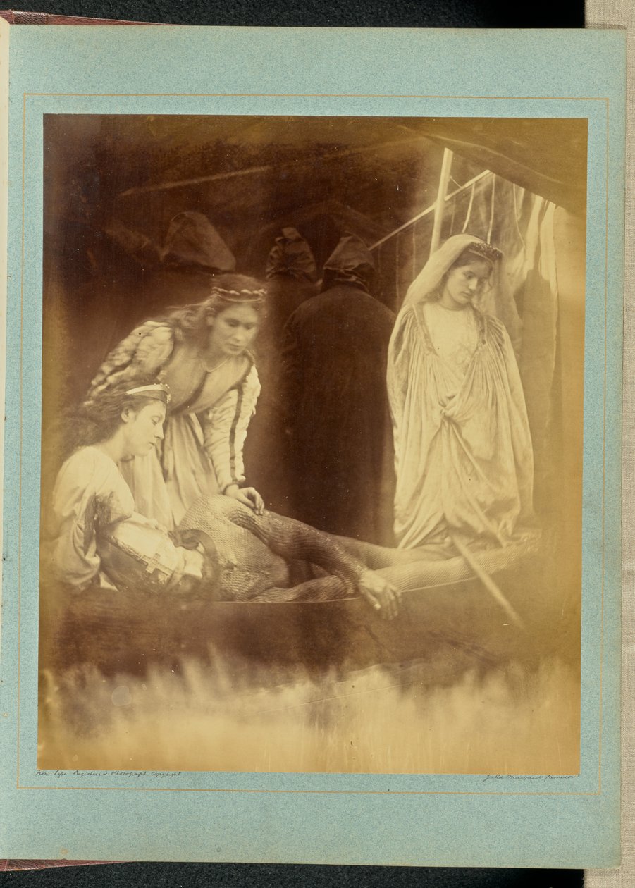 De dood van Arthur door Julia Margaret Cameron