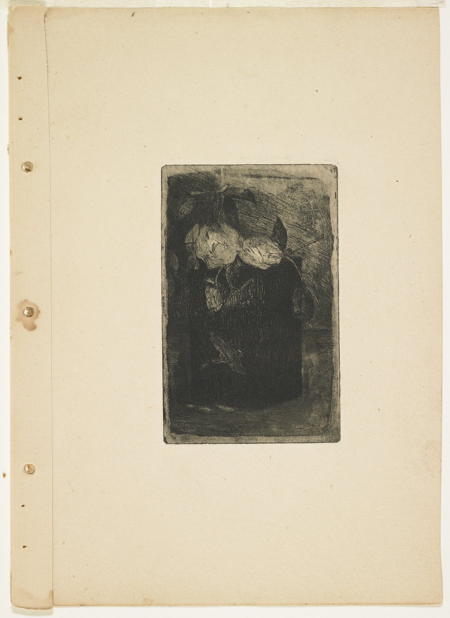 Bloemen in een Japanse Vaas, 1889 door Julian Alden Weir