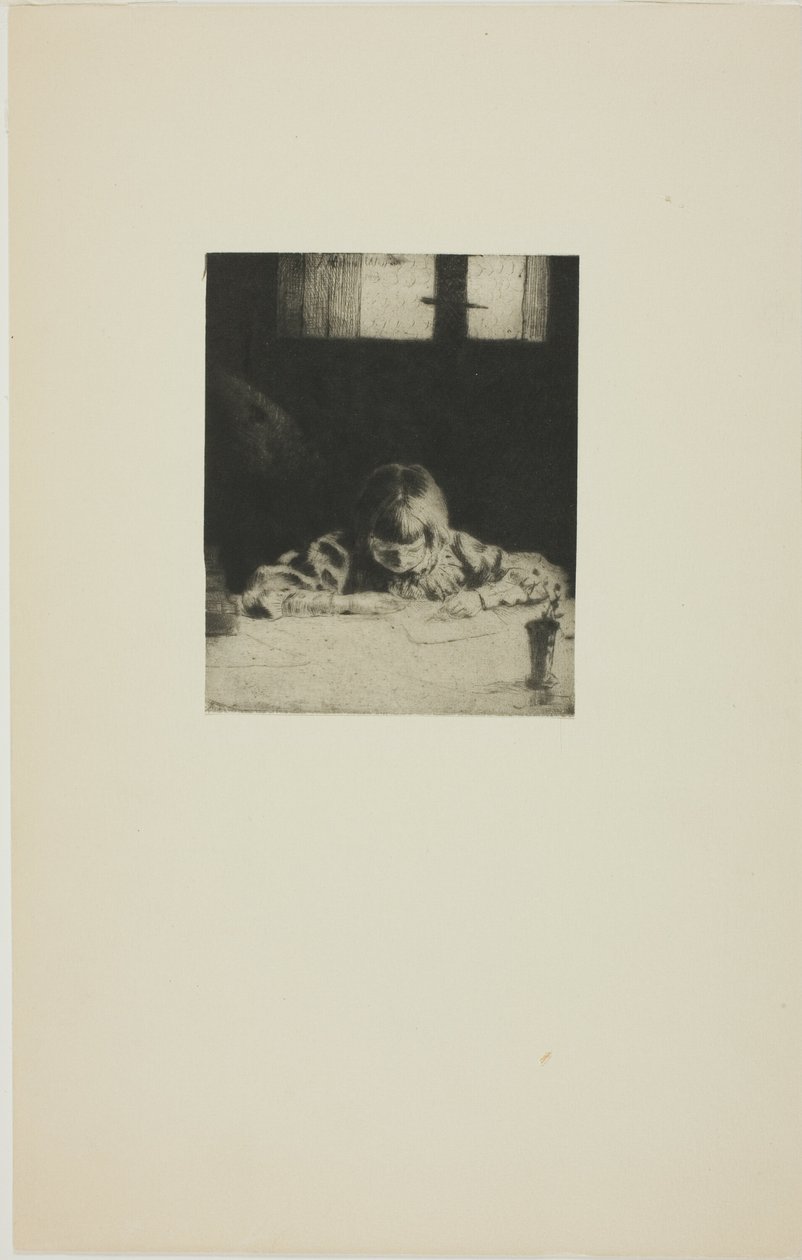 De kleine student door Julian Alden Weir