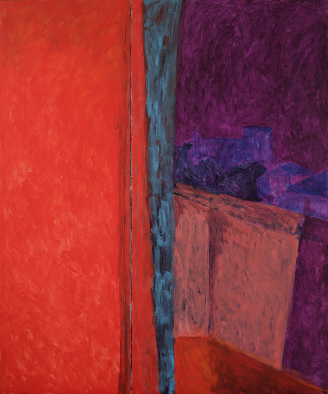 In de nacht van Avignon (acryl op doek) door Julie Held