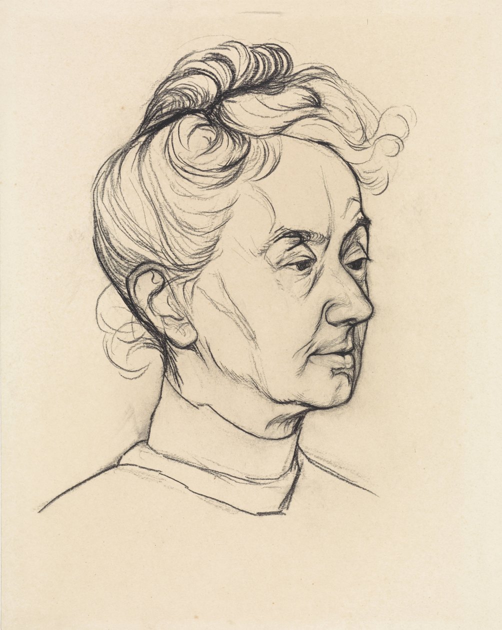 Portret van mevrouw Corry Pabst door Julie de Graag