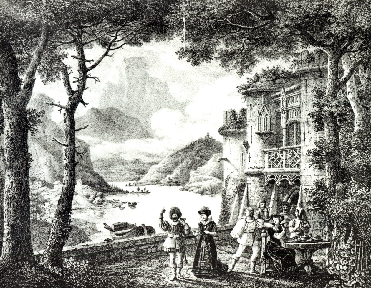 Toneelset voor Act III van 