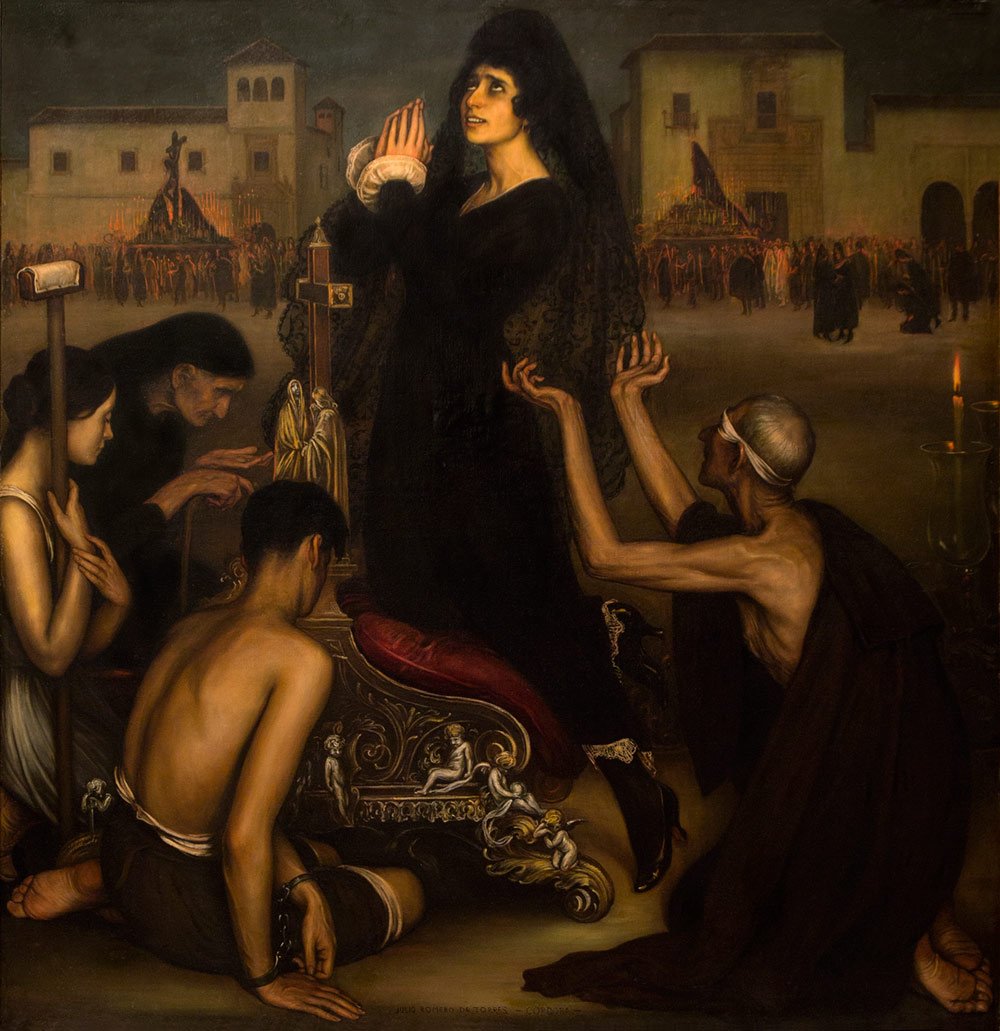 Onbekend schilderij door Julio Romero de Torres