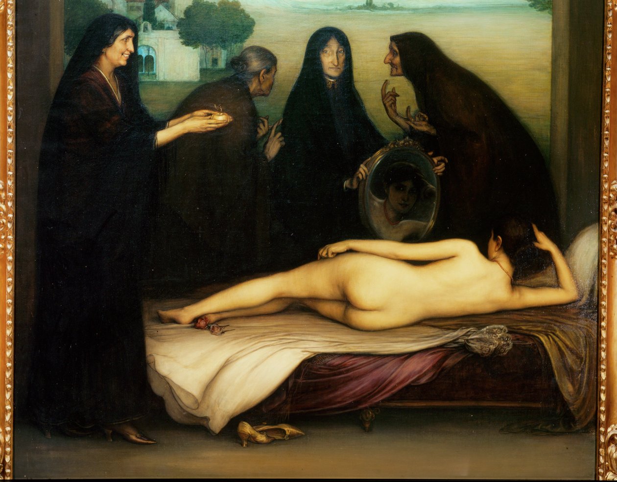 De zonde (schilderij) door Julio Romero de Torres