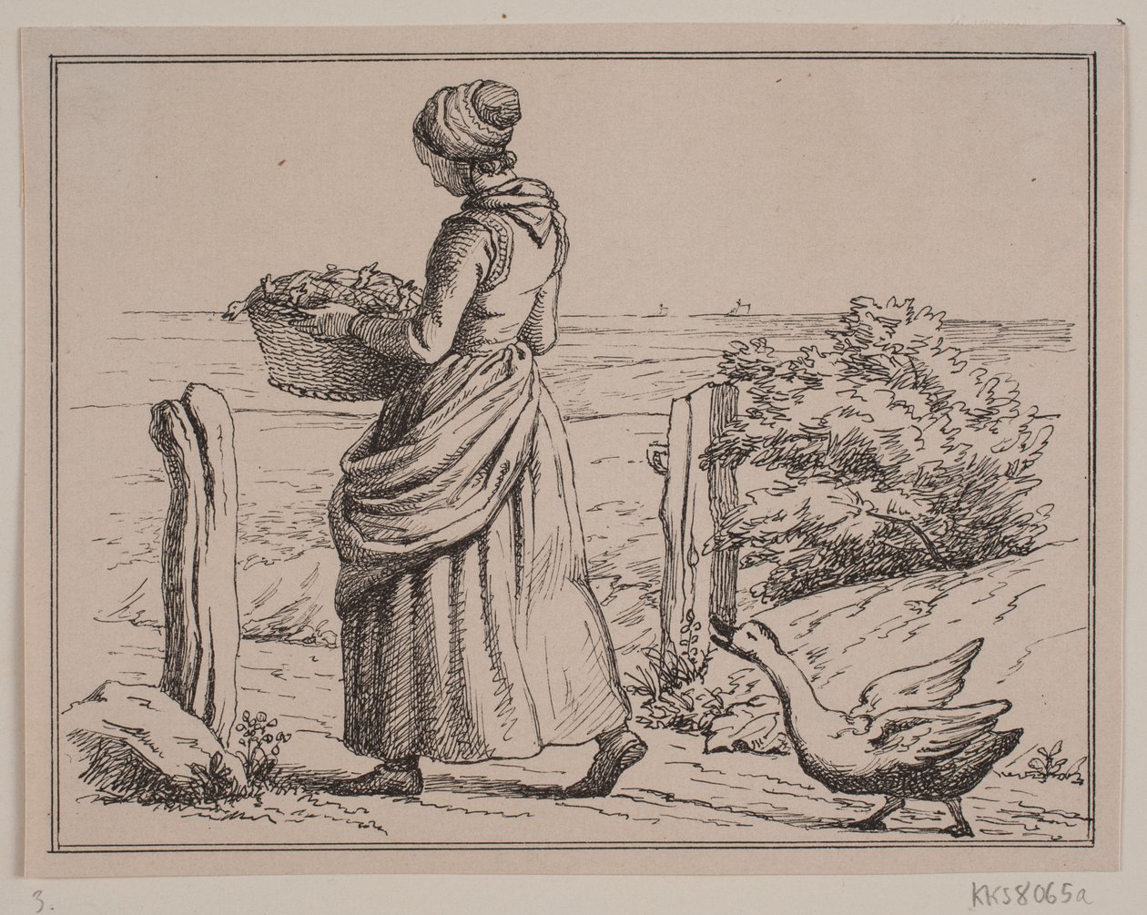 Illustratie voor Beelden en Verzen door Julius Exner en Christian Winther door Julius Exner