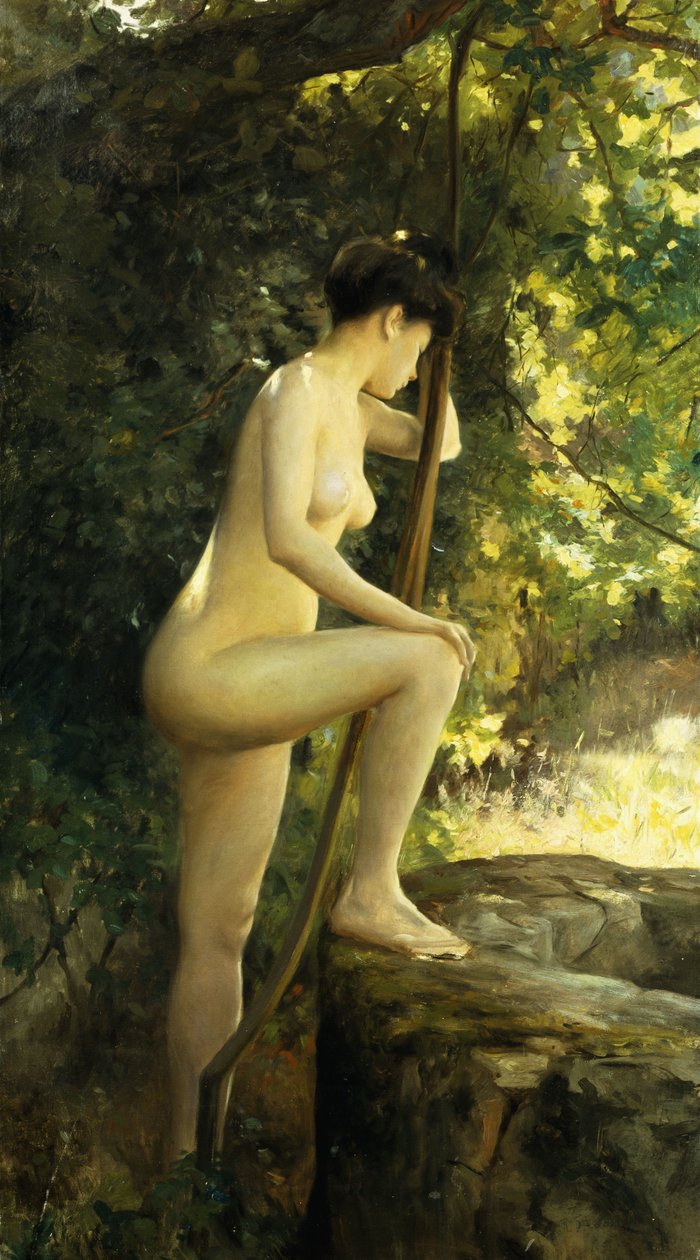 De onvervulde wens, 1899 door Julius Leblanc Stewart