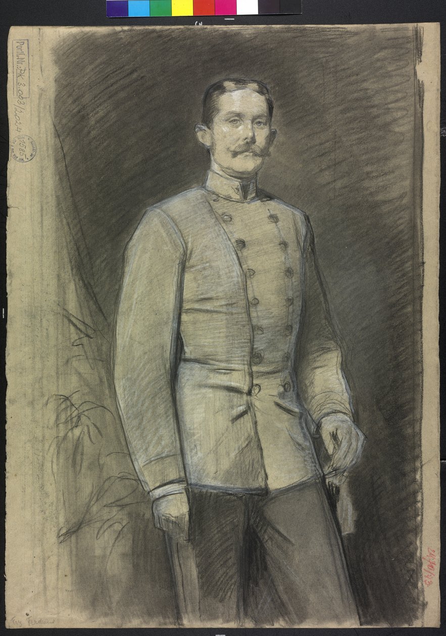 Aartshertog van Oostenrijk-Este Franz Ferdinand door Julius Schmid
