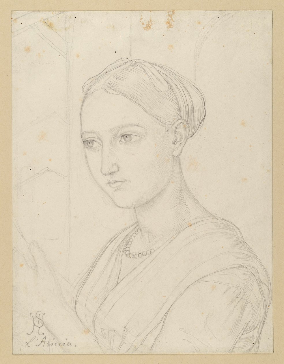 Vittoria Caldoni door Julius Schnorr von Carolsfeld