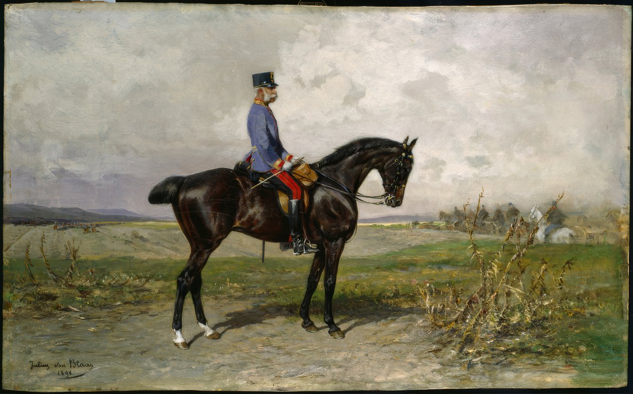 Franz Joseph, ruiterportret / Blaas door Julius von Blaas