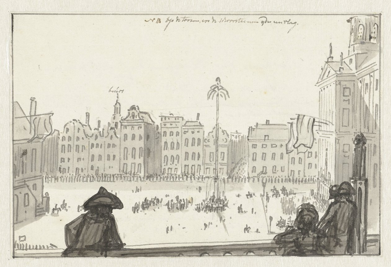 Het feest der Vestiging der Constitutie op 19 mei, 1798 door Jurriaan Andriessen