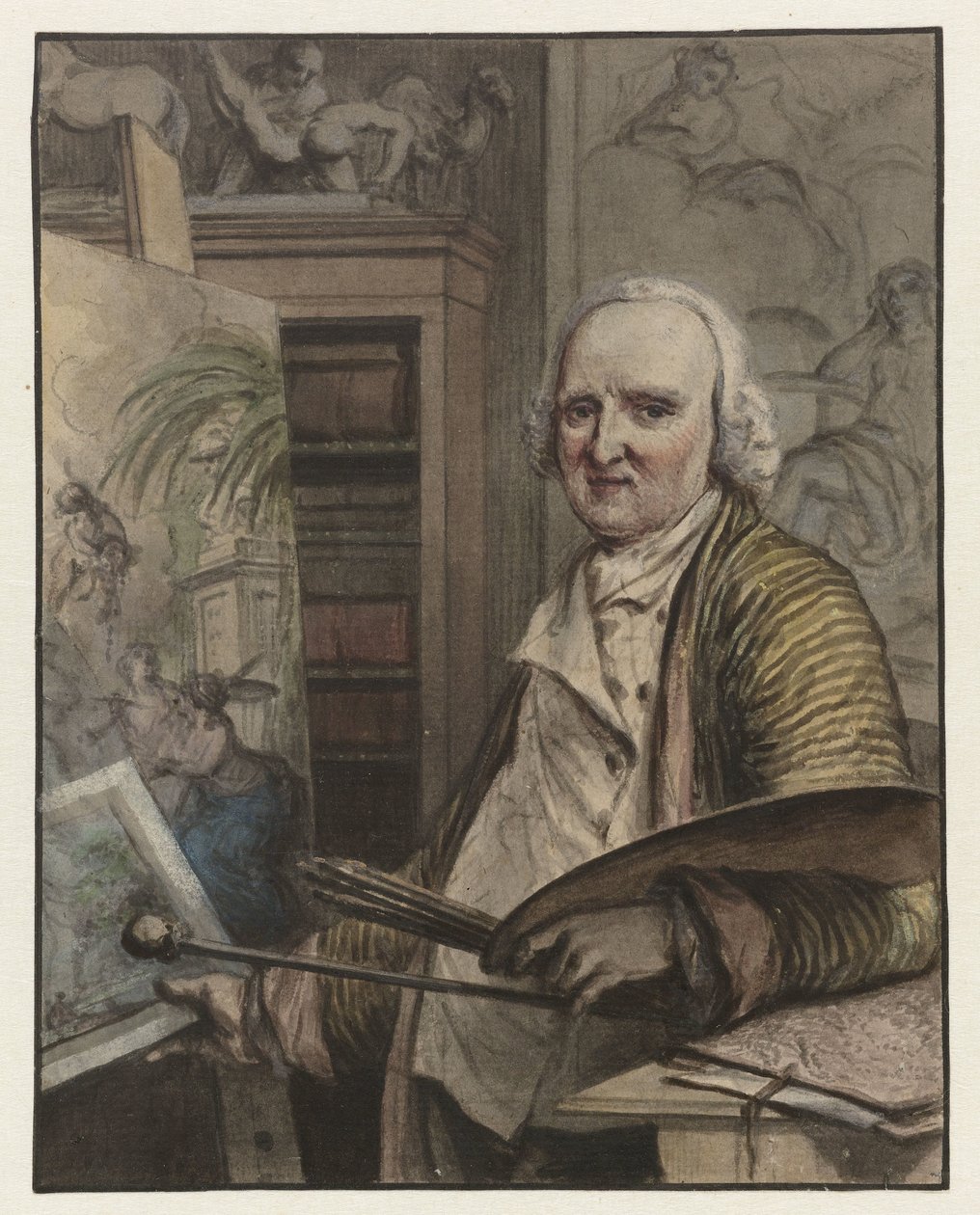 Zelfportret van Jurriaan Andriessen door Jurriaan Andriessen