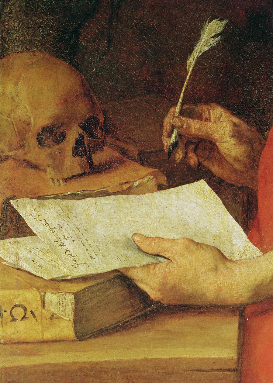 Detail van St. Hiëronymus (detail) door Jusepe de Ribera