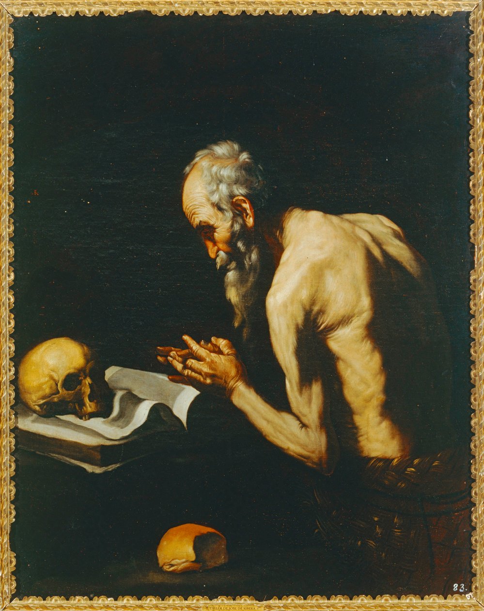 Kopie naar Ribera. Sint Paulus de Kluizenaar. 10014690 ... door Jusepe de (1591 1652) Ribera