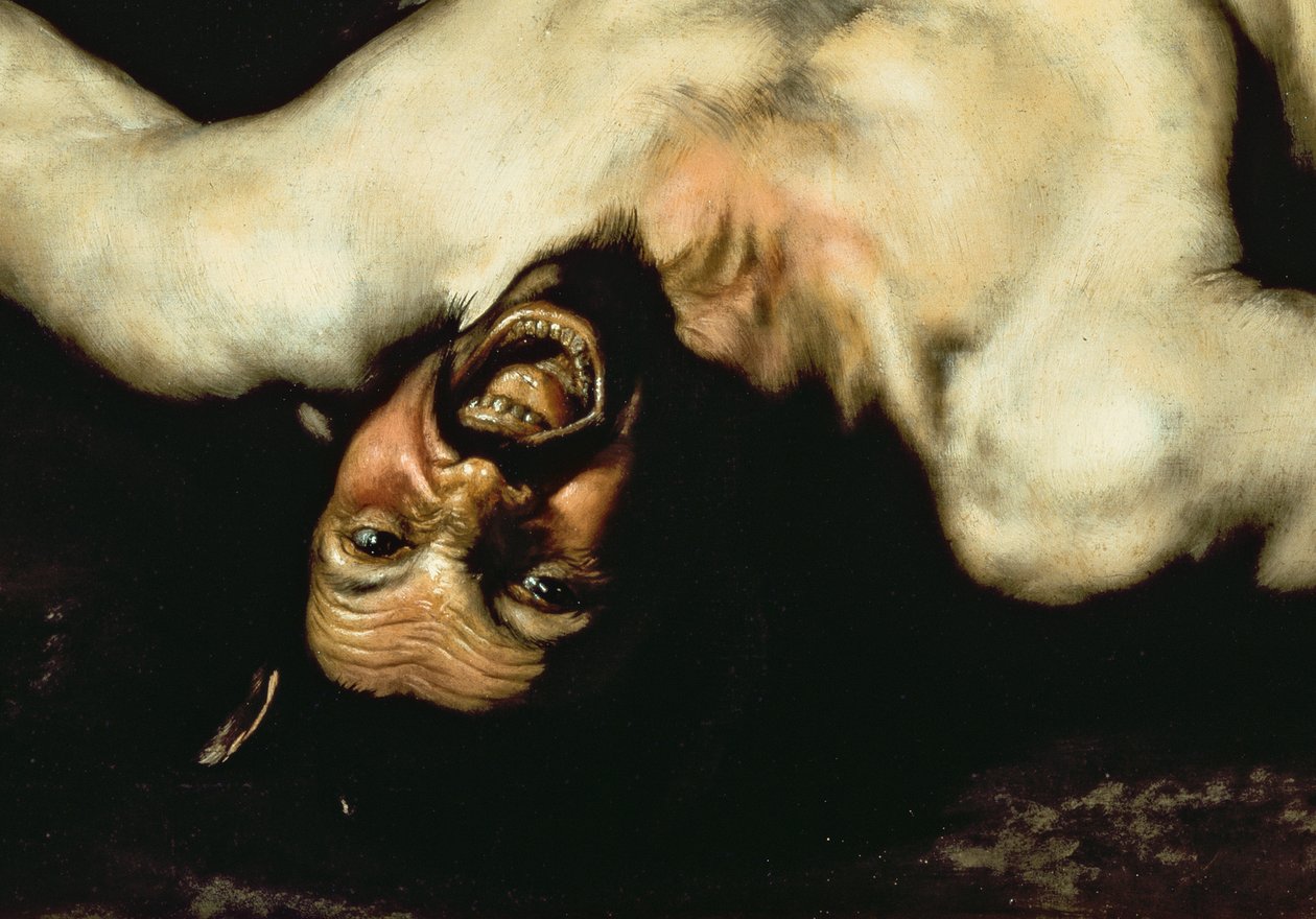 Apollo en Marsyas, 1637 (detail) door Jusepe de Ribera