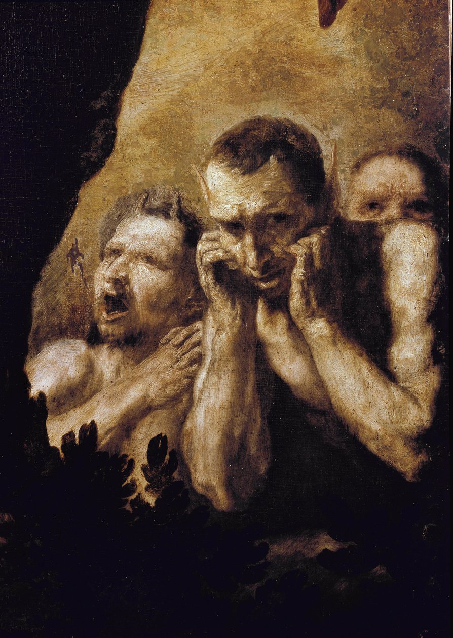 Apollo en Marsyas (detail) door Jusepe de Ribera