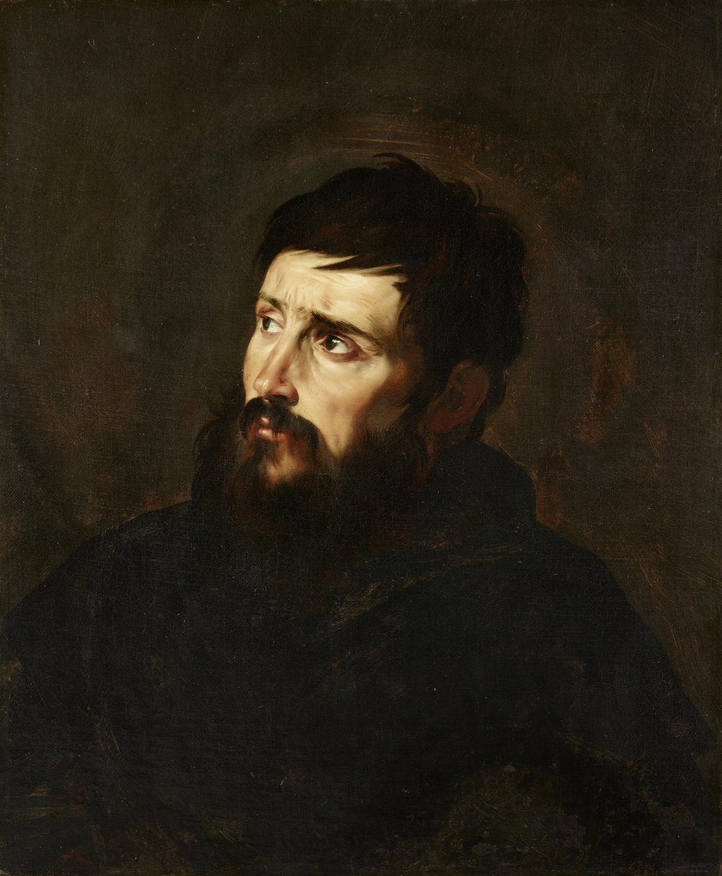 Borstbeeld van een man door Jusepe de Ribera