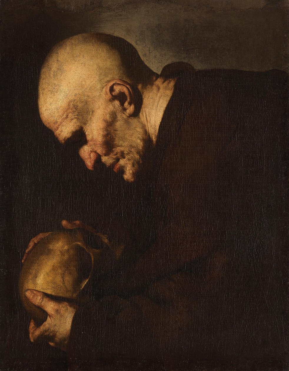 Sint-Petrus van Alcantara in meditatie door Jusepe de Ribera