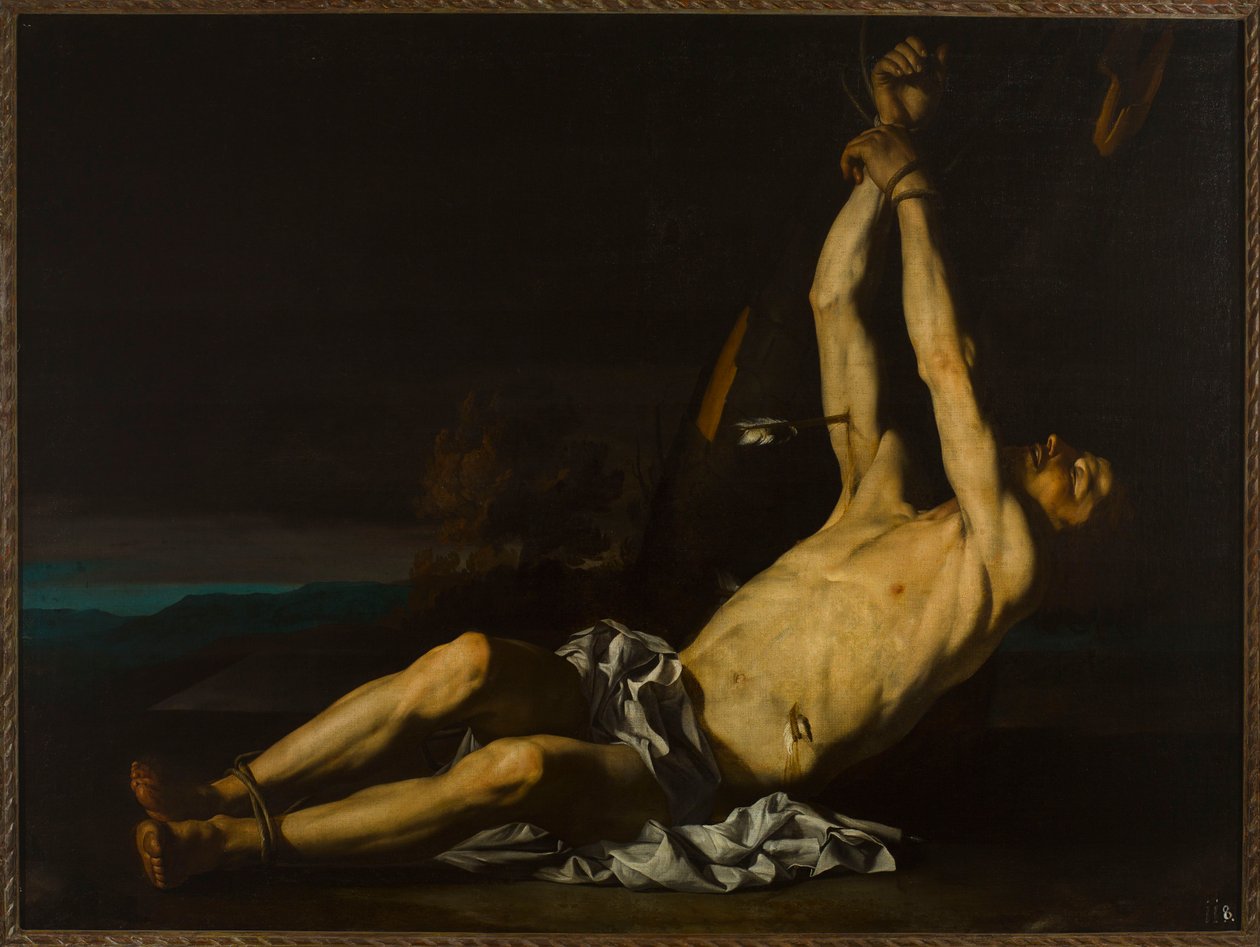 Martelaarschap van de heilige Sebastianus door Jusepe de Ribera