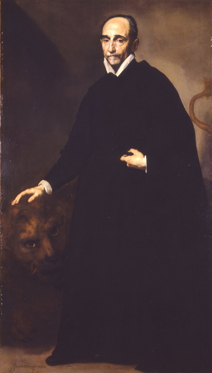 Portret van een jezuïtische missionaris door Jusepe de Ribera