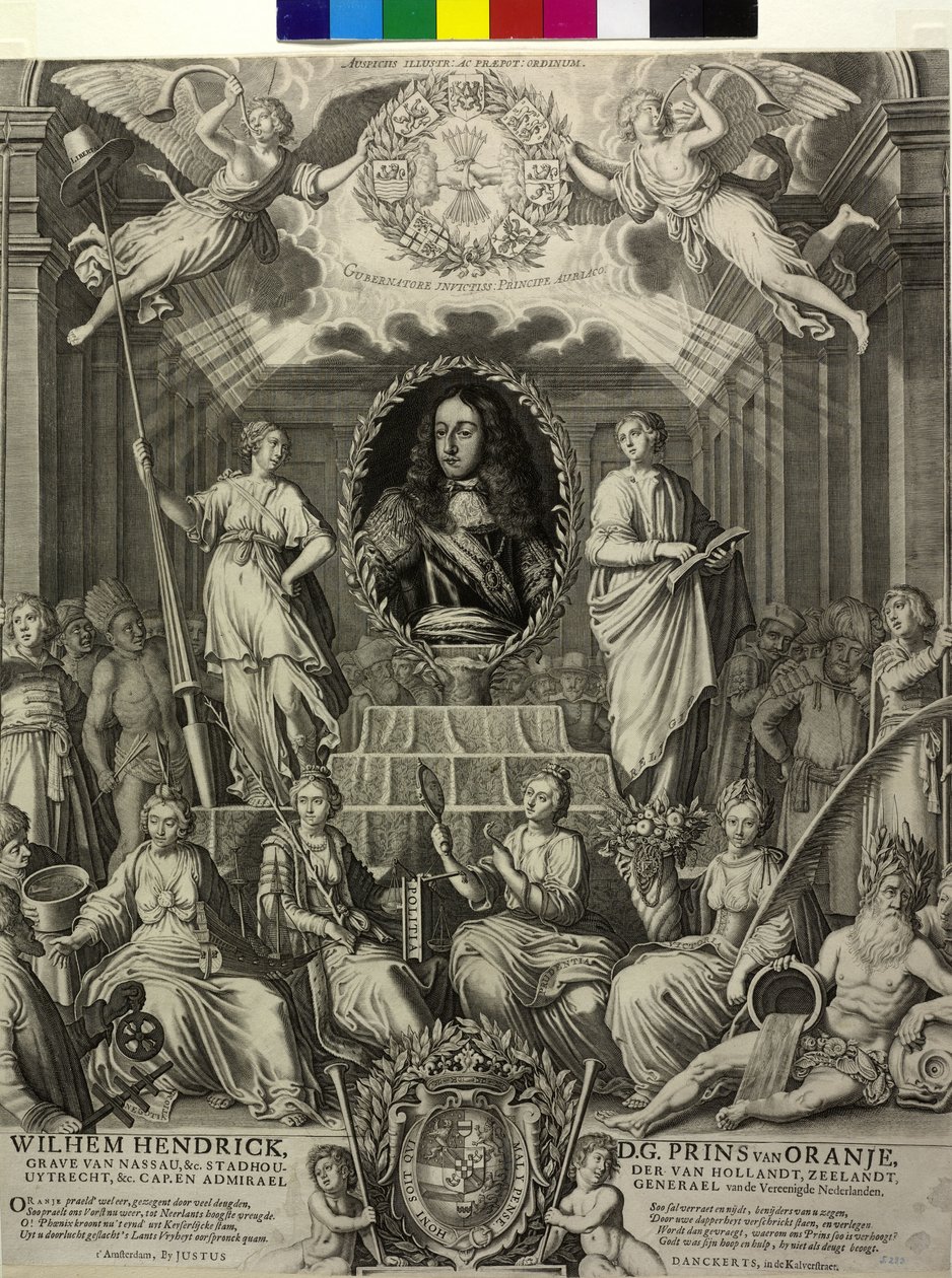 Prins van Oranje Willem III door Justus Danckertsz