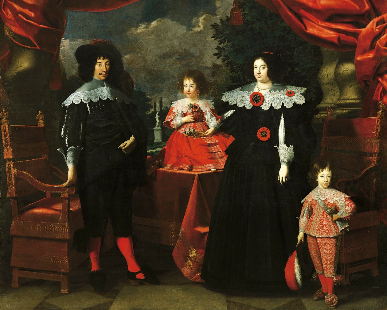Italië, Modena, De Familie van Francesco I d