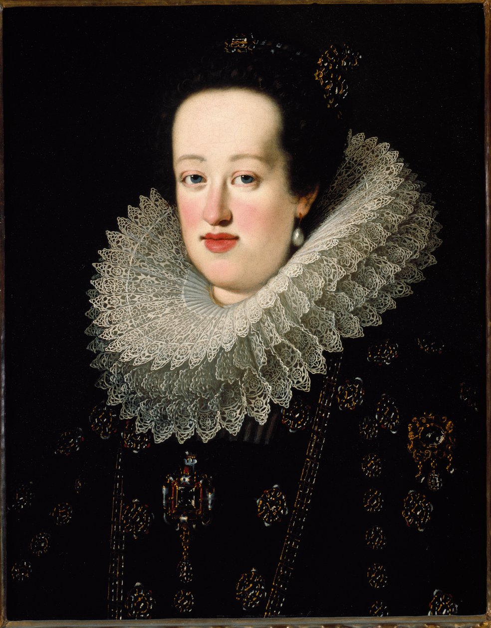 Portret van Eleonora Gonzaga, prinses van Mantua door Justus Sustermans