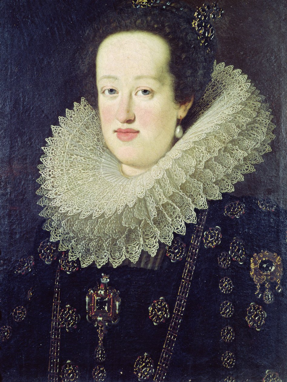 Portret van Eleonora de Gonzaga Mantua (1598-1655) 1622-55 door Justus Sustermans