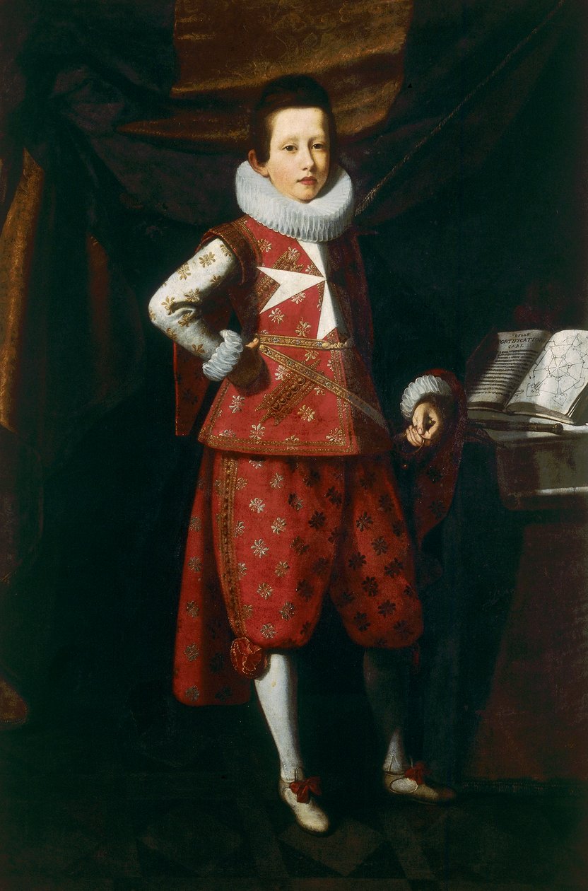 Portret van Giovan Carlo deMedici op tienjarige leeftijd door Justus Sustermans