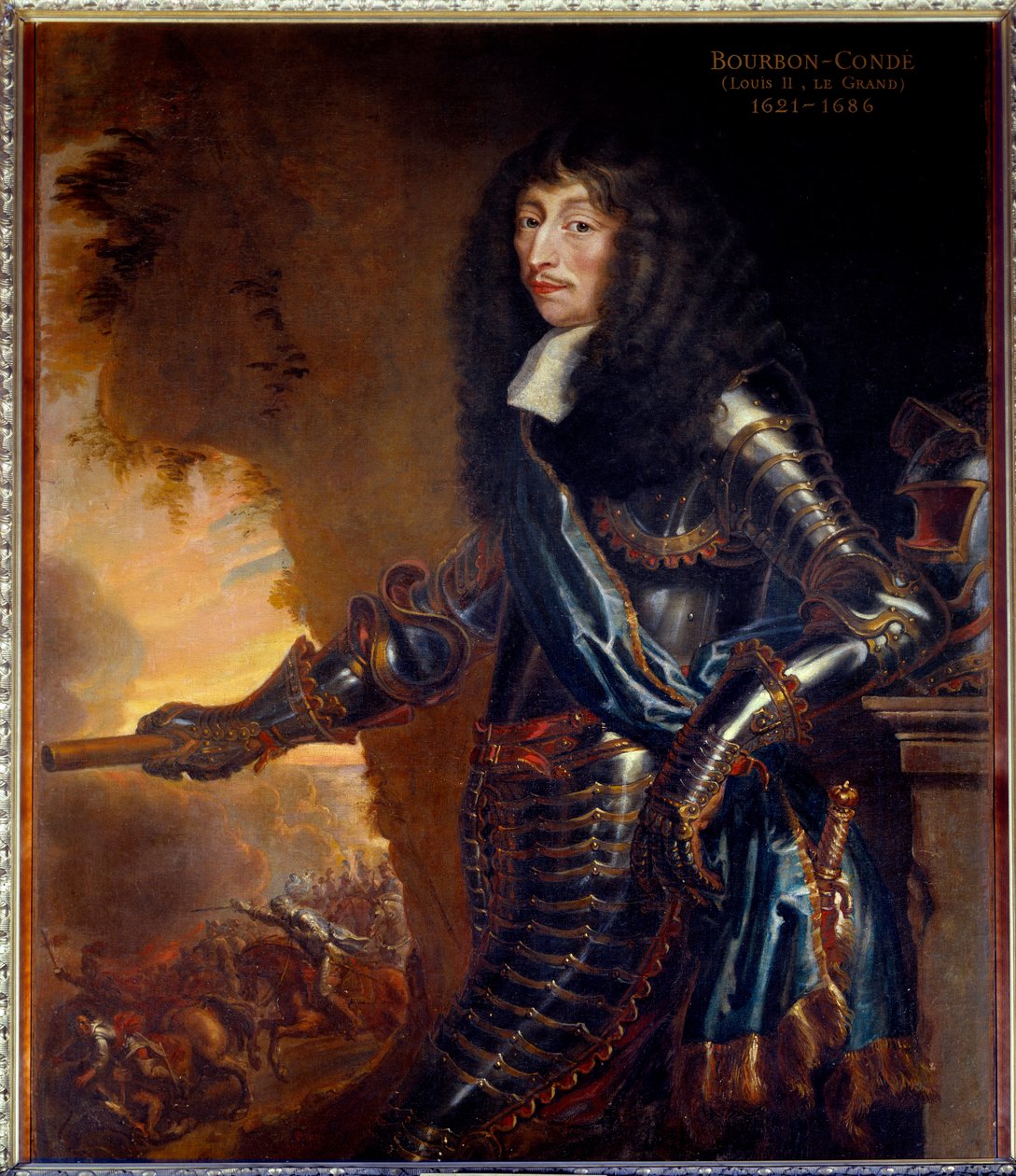 Portret van de Grote Condé, Lodewijk II Prins van Bourbon door Justus van Egmont