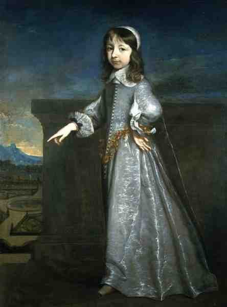Portret van de Hertog van Orléans als Jonge Jongen (1640-1701) door Justus van Egmont