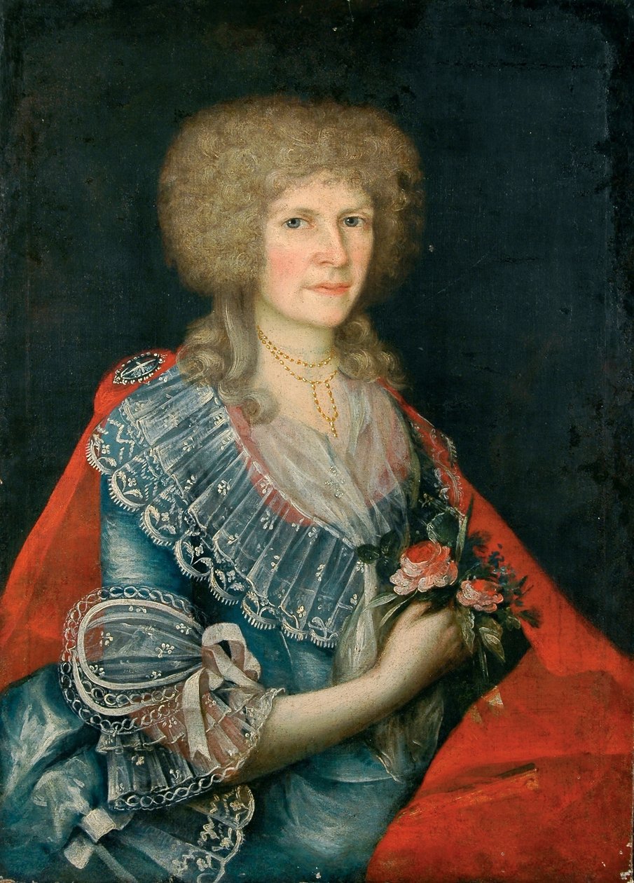 Faworski - Portret van Teresa Garbowska, née Krosnowska 1789 door Jozef Faworski