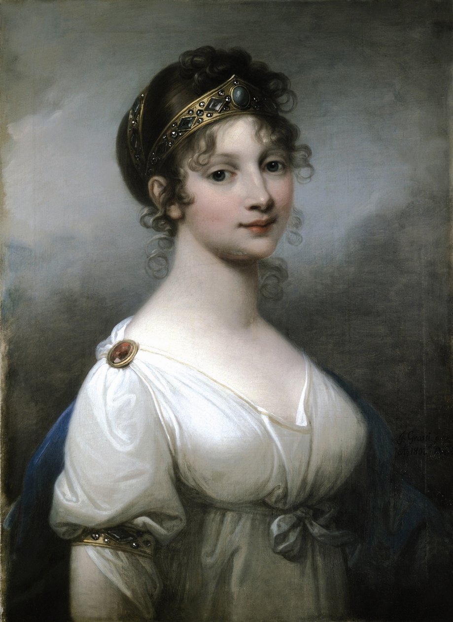 Portret van Koningin Louise van Pruisen 1776-1810, 1802 door Józef Grassi