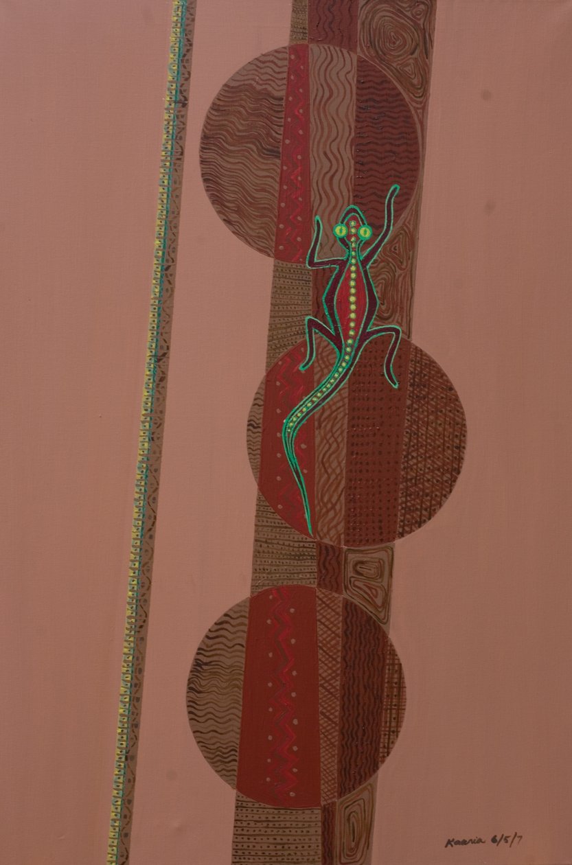 Aboriginal Hagedis, 2007 door Kaaria Mucherera
