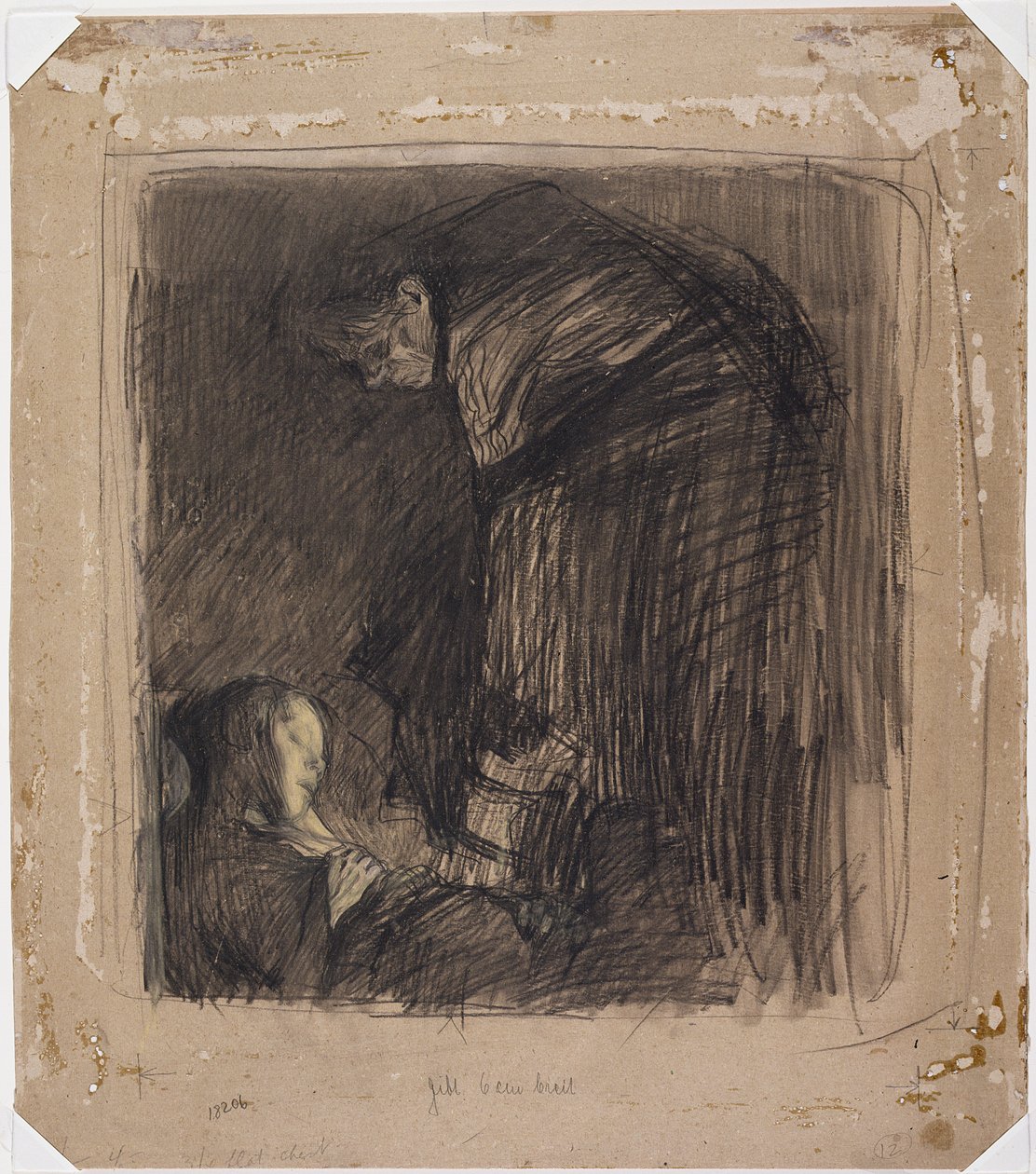 Begrafenis, c.1903 door Käthe Kollwitz
