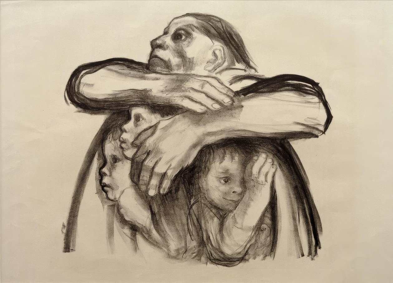 Zaadvruchten mogen niet worden vermalen door Käthe Kollwitz