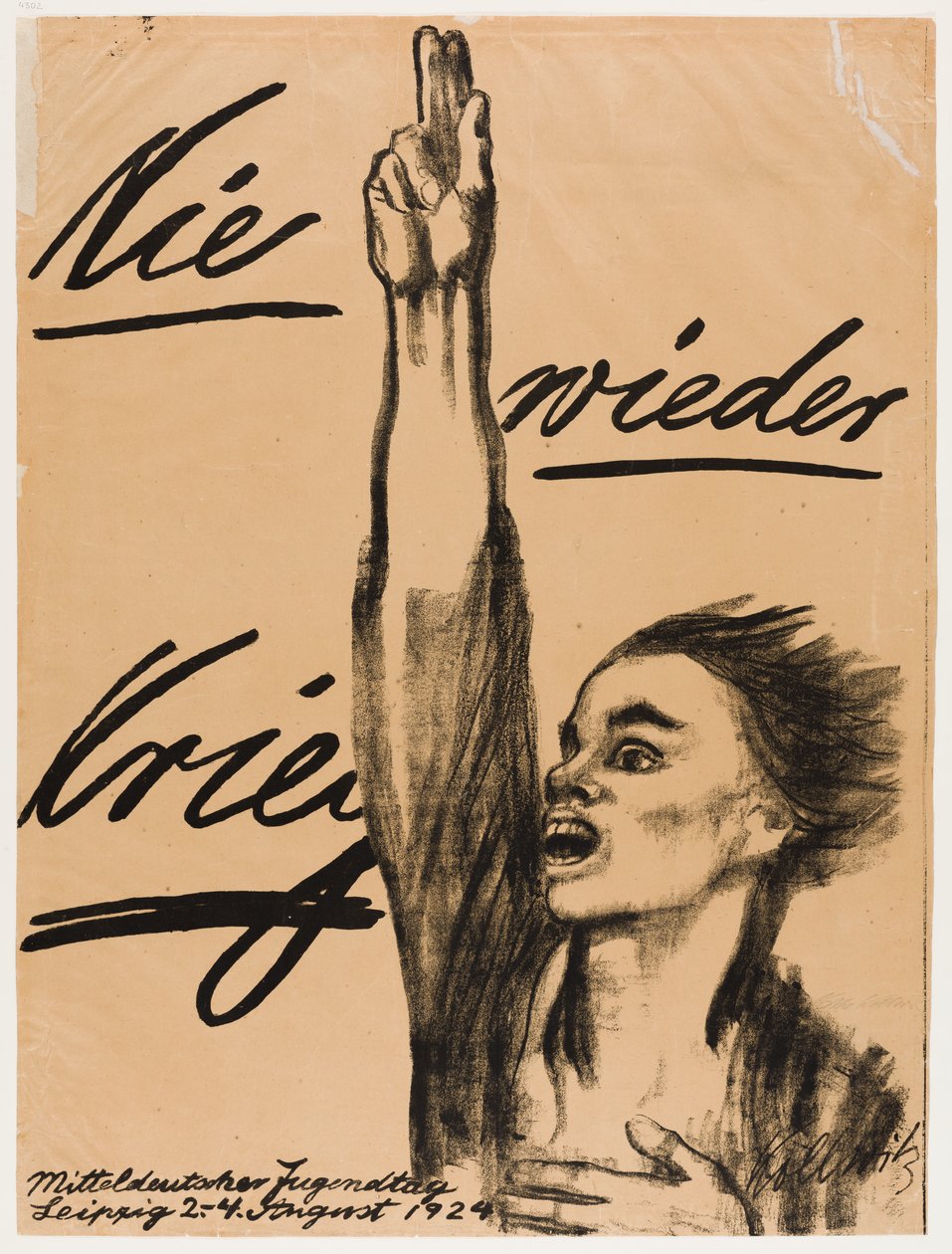 Nooit meer oorlog door Käthe Kollwitz