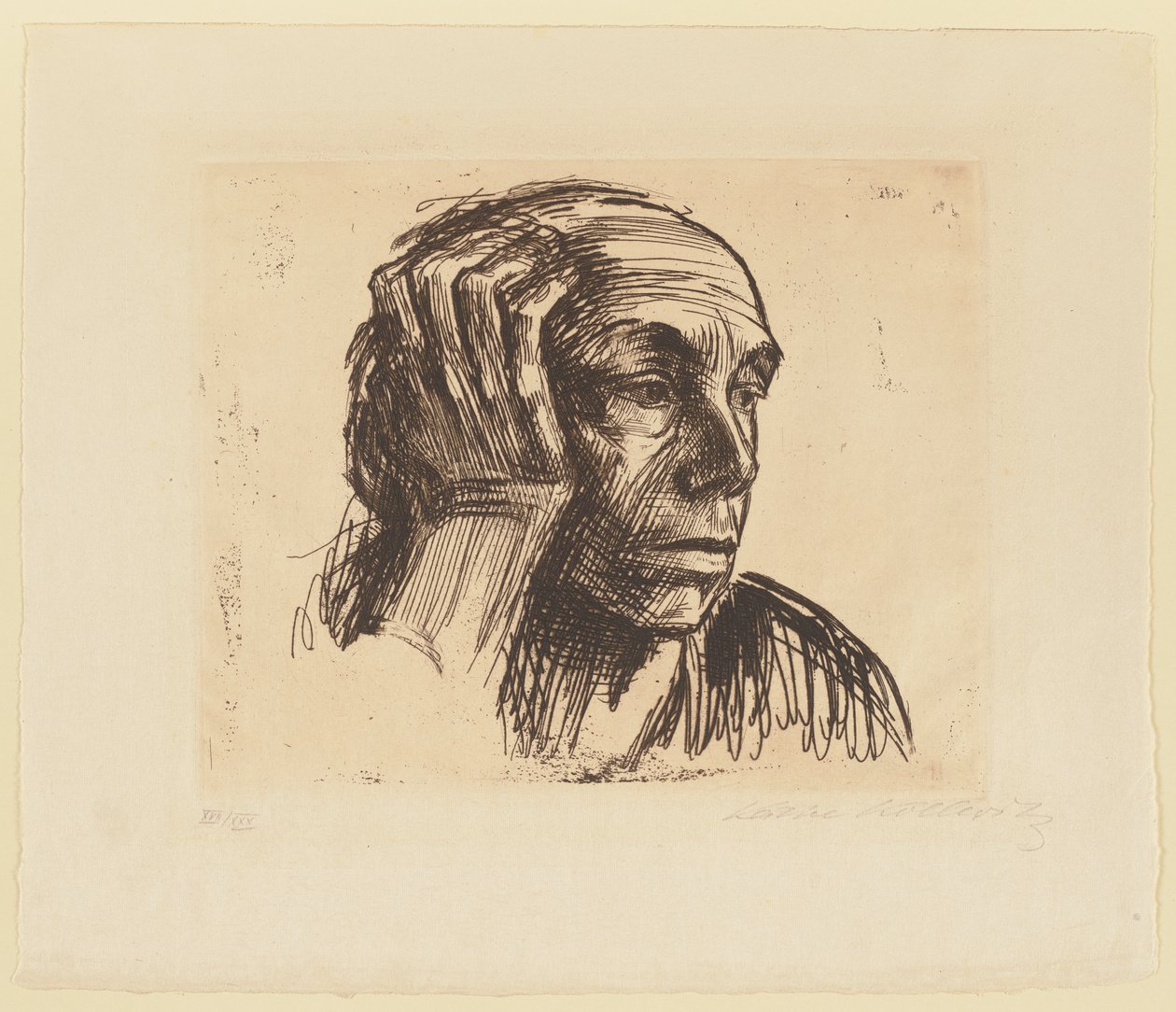 Zelfportret door Käthe Kollwitz