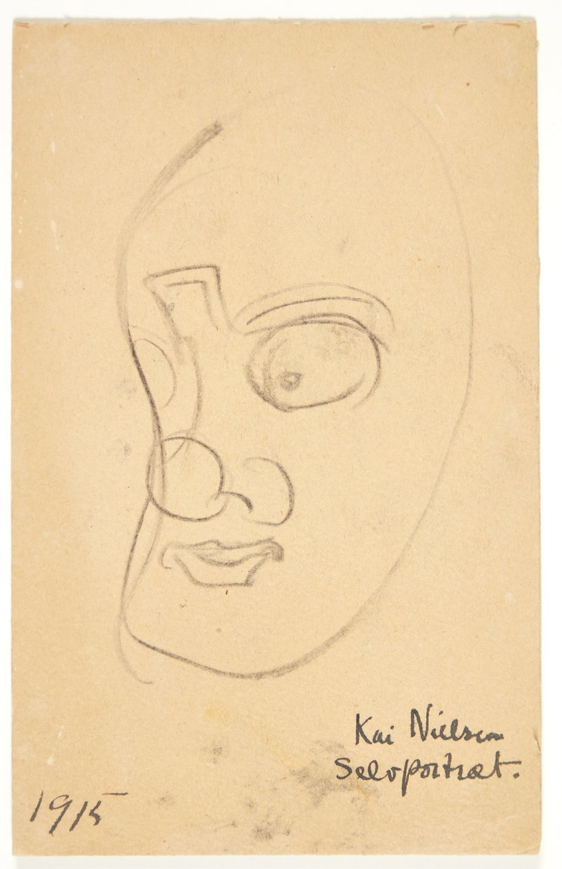 Zelfportret door Kai Nielsen