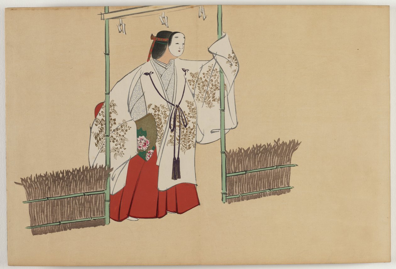 Bloemen van honderd werelden (Momoyogusa): Nonomiya (Nonomiya) door Kamisaka Sekka
