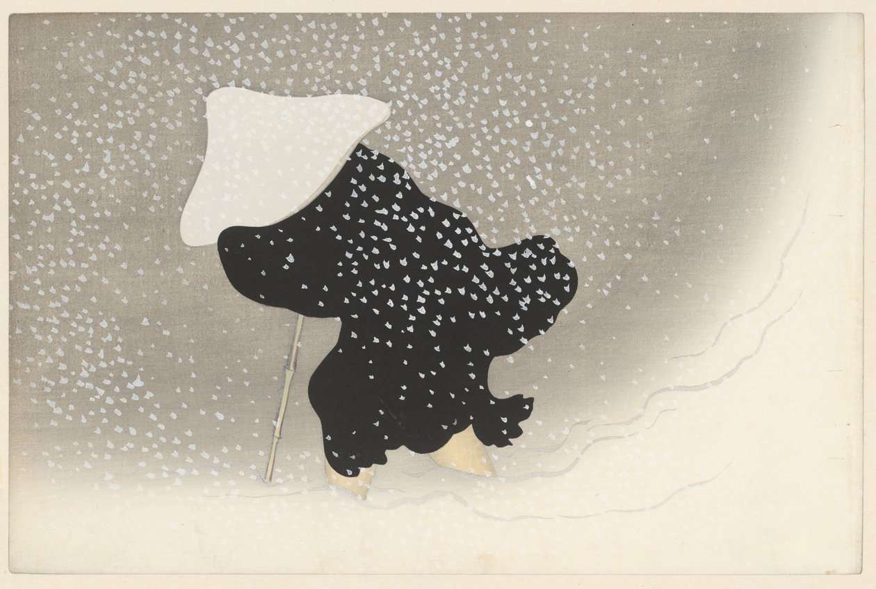 Wervelende Sneeuw door Kamisaka Sekka