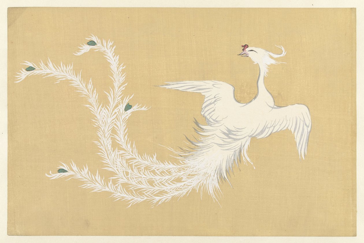 Witte feniks door Kamisaka Sekka