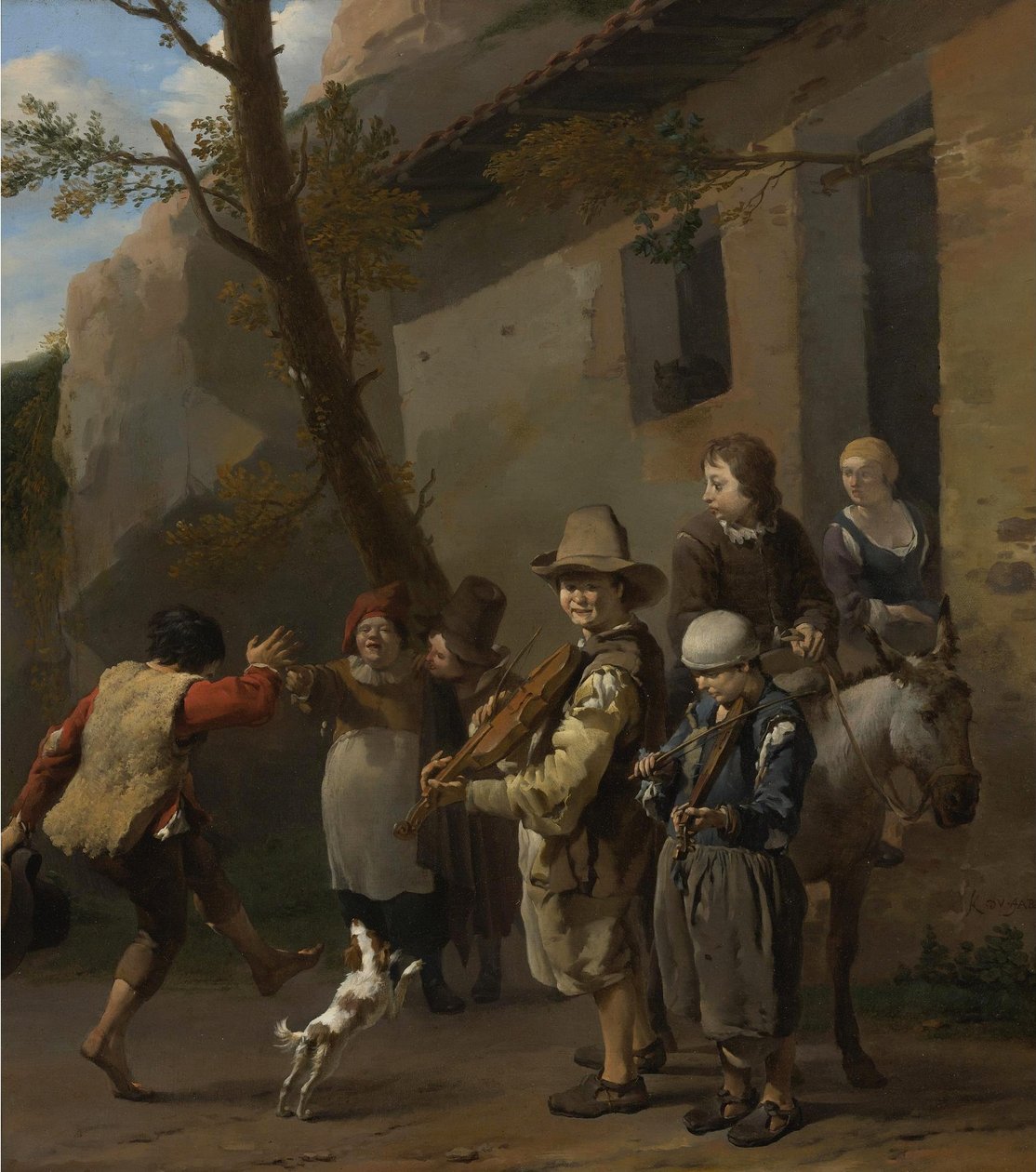 Dutch: De reizende muzikanten Travelling Musicians door Karel Dujardin