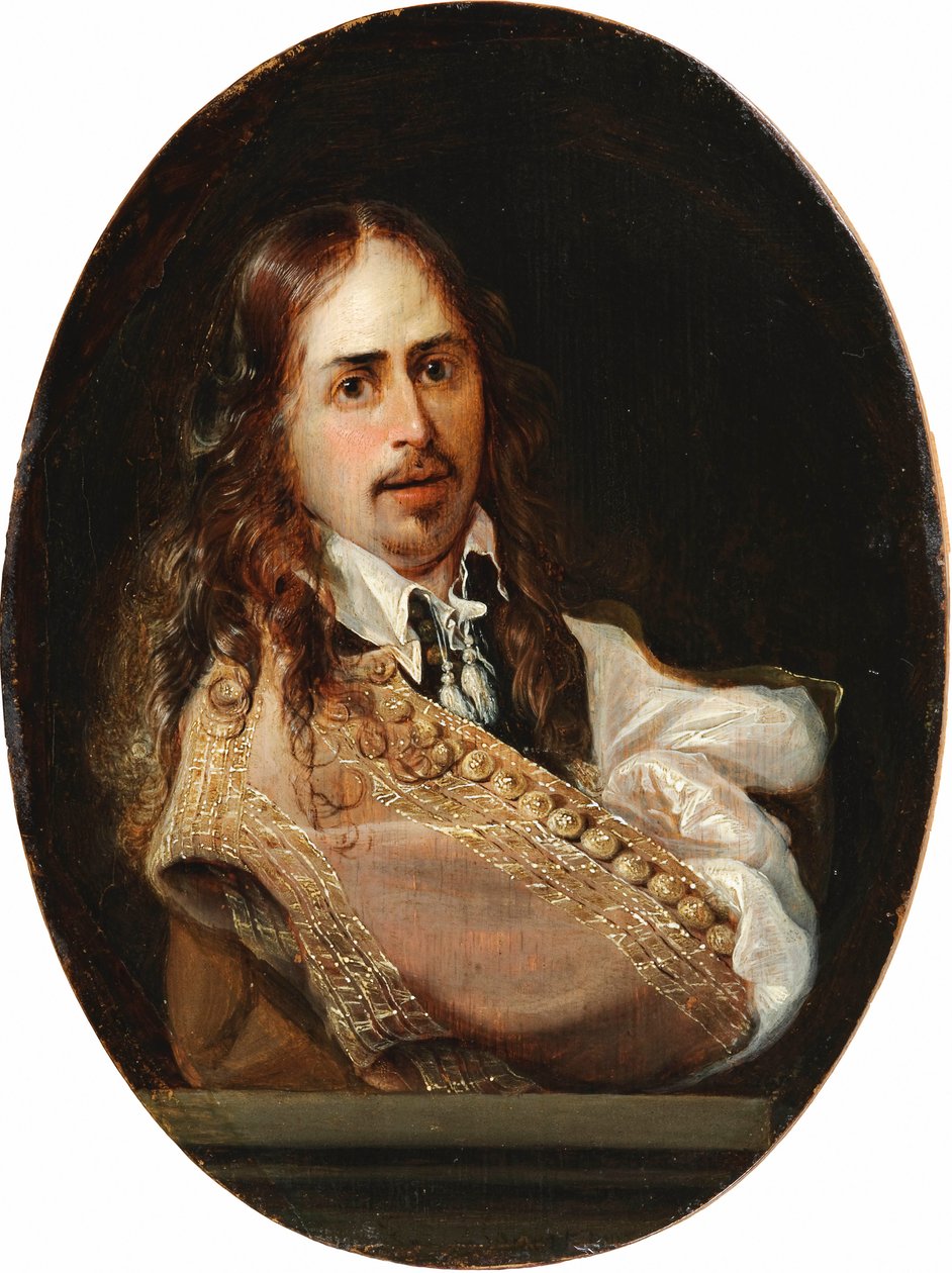 Zelfportret en Portret van Cornelia Bouwers, de vrouw van de kunstenaar door Karel Slabbaert