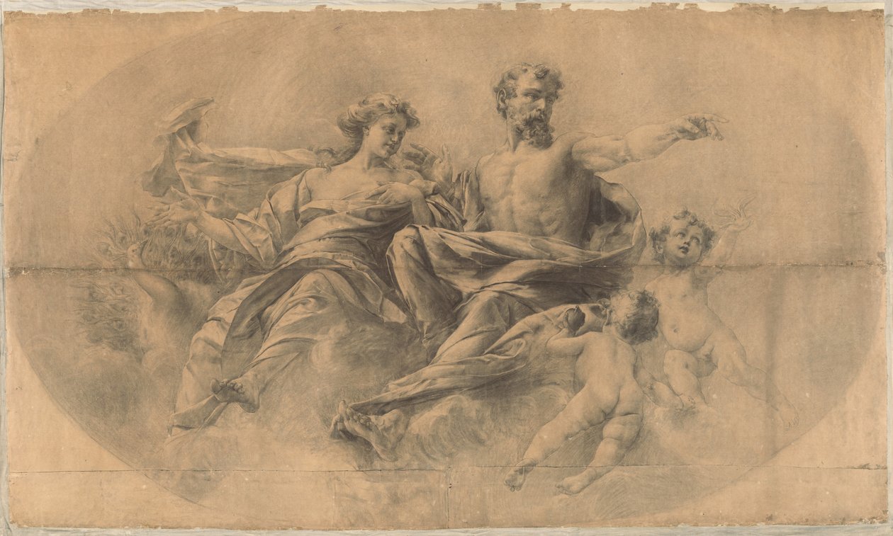 Zeus en Hera door Karel Vitezslav Masek