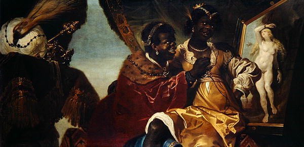Hydaspes en Persina voor een schilderij van Andromeda door Karel van III Mander