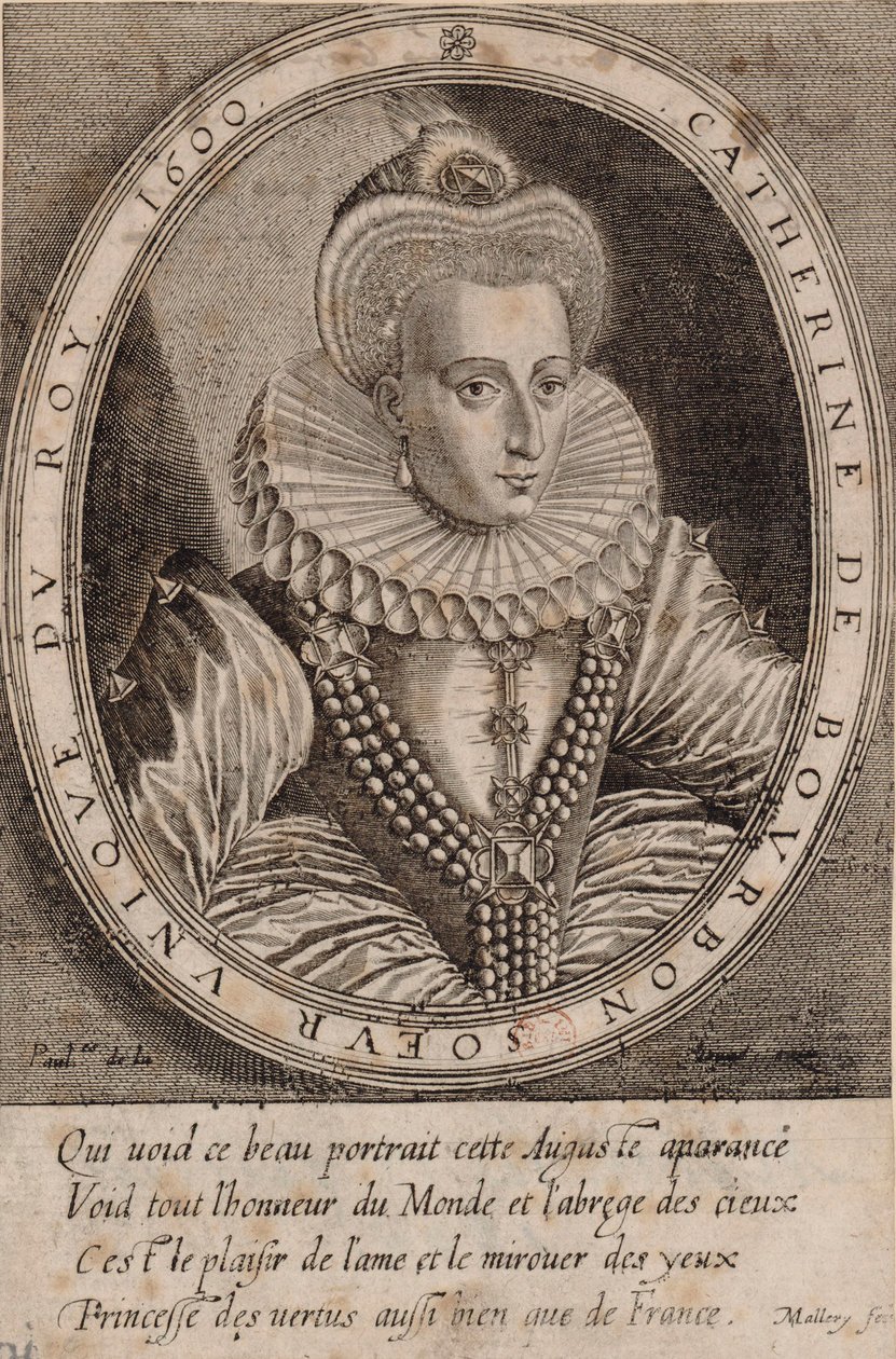 Catherine de Bourbon door Karel van Mallery