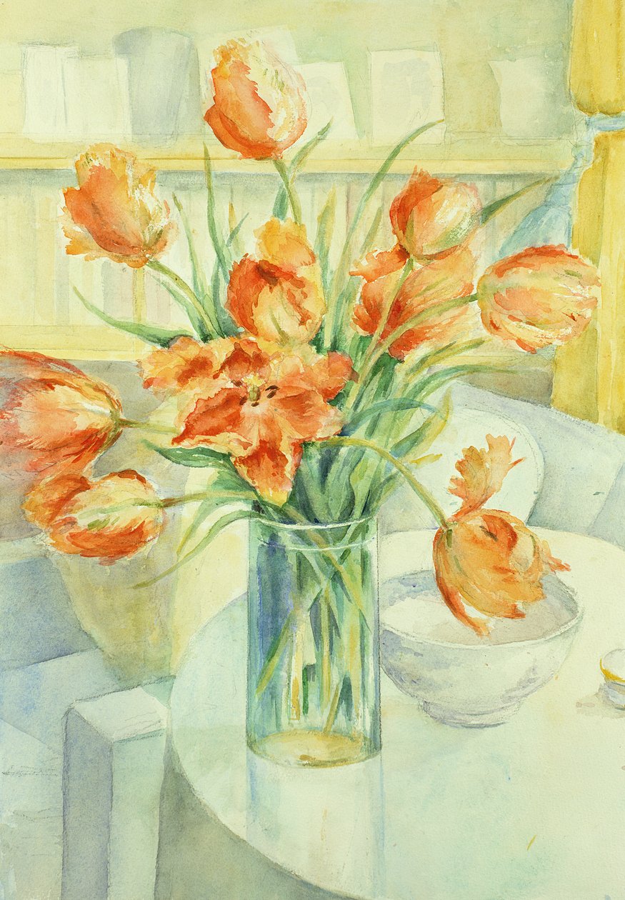 Tulpen van de Kunstenaar in de Tekenruimte door Karen Armitage