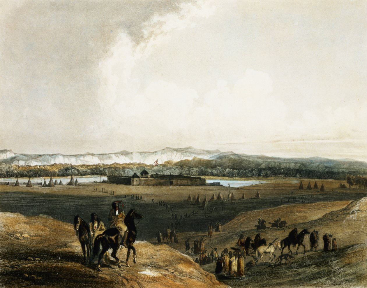 Fort Union aan de Missouri, plaat 28 uit Volume 2 van 