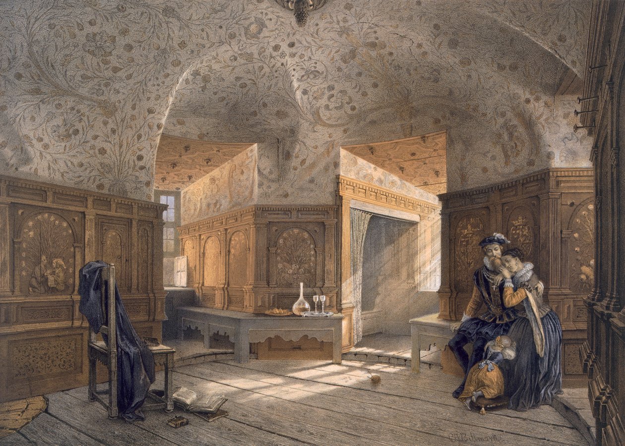 Gevangenis van Koning Erik XIV, zoon van Gustav I, in Gripsholm, uit 